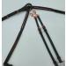 Buy Deister Brown Rose Gold Pink Dark Brown Leather Breastplate with Soft Rhinestone Glitter & Auxiliary Reins - X Full - International Shipping Available - Buy Online on SooperMarket.com