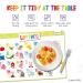 merka Kids Disposable ABC Placemats - Alphabet Learning & Fun Activities | Non-Slip Silicone Mat for Babies & Toddlers - Buy Online on SooperMarket.com