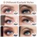 Magnetic Eyelashes with Eyeliner Kit - 6 Pairs 3D Natural Look Reusable False Lashes - Long Lasting Magnetic Liner - Includes Mirror Box and Professional Tweezers - No Glue Needed - Buy Online on SooperMarket.com