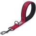 Vivaglory dog leash short short traffic leash for dogs short training lines for medium -sized and large dogs 32cm length 2.5 cm wide red 32 cm red