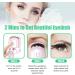 Electric Heated Eyelash Curler - Rechargeable Rapid Heat-Up Long-Lasting Curls with Sensing Heating Silicone Pad (Green) - Buy Internationally - Buy Online on SooperMarket.com