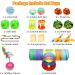 Malier Cat Toys Set Collapsible Tunnels, Interactive Feather Toy, Crinkle Balls, 3 Way Tube Indoor Cat & Kitten Play Set - Buy Online on SooperMarket.com