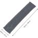 Silicone Body Brush Bath Towel Set - 2Pcs Pull Back Strip Scrubber for Adults | 100x25cm - Buy Online on SooperMarket.com