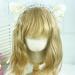 JSGHGDF Accessories Women Washing Face Hairband Pleated Laces r Cat Ear Shape Headbands Hair Hoop r Girls Pink - Buy Online on SooperMarket.com