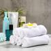 60 Pcs 12x12 Inch White Cotton Washcloths Set - Absorbent & Multipurpose Face Towels for Bathroom & Kitchen - Machine Washable Gym Towels & Cleaning Rags - Buy Online on SooperMarket.com