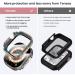 Tensea Waterproof Apple Watch 49mm Screen Protector Case with Tempered Glass Film - Sweatproof Protective Cover for Men and Women - Buy Online on SooperMarket.com