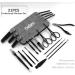 Manicure Set 21 Pcs Professional Pedicure Kit Nail Clippers Set Stainless Steel Care Tools Grooming Kit With Travel Case Cuticle Remover Toe Toenail Cutter Set For Thick Nails Men Women Gift (Black) - Buy Online on SooperMarket.com