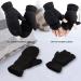 Winter Convertible Gloves - Warm Polar Fleece Flip Top Mittens for Men and Women - Ideal for Running, Painting, Texting, and Photographing - Medium Size - Buy Online on SooperMarket.com