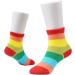EPEIUS Kids Girls' 5 Pack Seamless Rainbow Stripes Crew Socks - Size Medium, Assorted Colors - Buy Online on SooperMarket.com