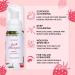 Eyelash Extension Cleanser 60ML Natural Lash Extension Shampoo Strawberry Professional Eyelid Foaming Cleanser Paraben & Sulfate Free Non-lrritating with Salon and Home Care Strawberry 60ml - Buy Online on SooperMarket.com