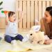 Woeau Rabbit Toy for Kids - Interactive Plush Bunny with Carrot, Sounds & Movements (Brown) - Buy Online on SooperMarket.com