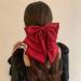 Hair Bows for Women Bows for Hair Ribbon Hair Clips 2PCS Black Red Hair Bow Satin Bow Hair Clips Large Silky Ribbon Bows Hair Accessories for Women Girls Short Type - Buy Online on SooperMarket.com