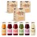 Safe time 3-day fasting cure Bio |3x 6 bottles with coordinated fruit and vegetable juices refined with herbs spice or flower extracts |Fruity-sweet in taste |From the Achterhof Safezeit 1.5 l (3 pack)