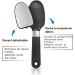 Buy Rikans Foot File - Double-Sided Callus Remover & Foot Scrubber | High-Grade Stainless Steel Pedicure Tool for Wet or Dry Use - Buy Online on SooperMarket.com