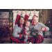 IFFEI Christmas Family Matching Pajamas Set | Xmas Letter Print Tops Plaid Pants Sleepwear | Women Men Kids Baby Pet | Grey/Truck - Buy Online on SooperMarket.com