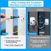 eSynic 4pcs Window Safety Restrictors with Keys - White UPVC Window Security Locks for Child Safety - Ideal for Home and Public Use - Buy Online on SooperMarket.com