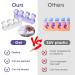 Sibba 2 Pairs Gel Toe Separators for Overlapping Toes, Bunions, Hammer Toe - Foot Pain Relief | Style A - Buy Online on SooperMarket.com