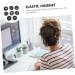 LALAFINA Black Bun Hair Net - Lightweight & Comfortable Dance Accessory for Women Dancers, Nurses, and Clerks - Buy Online on SooperMarket.com