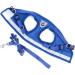 Ranphy Cat Dishes with Leash - Soft Fabric Harness & Breakable Paddle for Small & Adult Cats - Blue - Buy Online on SooperMarket.com