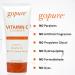 goPure Vitamin C Facial Cleanser - Acne Face Wash for All Skin Types - Visibly Brightens and Smooths Skin - Gentle Cleanser for Youthful Appearance - 4.3 oz - Buy Online on SooperMarket.com