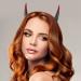 Halloween Horns Devil Horn Clips - Horns Hairpin Lightweight Safe Lifelike Horns Hair Clips for Halloween Party Cosplay Makeup Theme (Red)