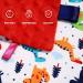 NUOBESTY Baby Security Tag Blanket - Dinosaur Pattern Taggy Blanket for Newborns - Buy Online on SooperMarket.com