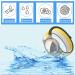 Dingfeiyu Airtag Wristband - Waterproof Adjustable Bracelet for Kids & Adults | Anti-Lost Nylon Band for Apple Airtag - Oatmeal - Buy Online on SooperMarket.com