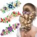 NAIHOD Vintage French Hair Barrettes for Women Luxurious Flower Leaf Design Butterfly Hair Clips for Women Girls Gift Retro Gold Tone Metal Alloy Bridal hair Pins 3Pcs Hair Jewelry for Wedding Party
