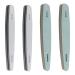Nail Files 4 Pieces Nail Buffer Blocks Professional Double Sided Nail File 100/180 220/280 Grit for Acrylic Natural Gel Nails Polish Suitable for Home Nail Salon