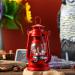 8 Inch Small Red Kerosene Hurricane Lantern Set - Perfect for Christmas Decor, Camping, and Emergency Use (4-Pack) - Buy Online on SooperMarket.com
