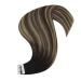 Youngsee Real Hair Tape Extensions - Balayage Ombre #1B/4/27 55cm 50g 20pcs - Smooth Remy Real Hair - Buy Online on SooperMarket.com