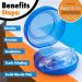 The Original Acusnore Anti Snore 6 Spring Mouth Piece Guard With Anti Bacterial Storage Case Included- Immediate Relief From Apnea Snoring Heaving Breathing & Grinding Teeth- Patented Design - Buy Online on SooperMarket.com