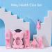 BORDSTRACT Baby Healthcare and Grooming Kit 6 Pcs - Pink Nursery Care Set for Newborns - Buy Online on SooperMarket.com
