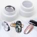 Metallic Painting Gel - 3PC Mirror Metallic Nail Polish - 3D Metal Painting Gel Reflective High Shine Nail Polish - Super Glossy Soak off UV/LED Nail Gel (Silver Gold Rose Gold) - Buy Online on SooperMarket.com