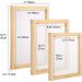 Caydo 24 Pieces Screen Printing Kit with Wood Frames, Mesh, Squeegees, Inkjet Film, and Masking Tape - Buy Online on SooperMarket.com