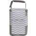 LCY Insulated Baby Bottle Cooler Bag - Grey & White Waves | Fits 4 Bottles | Hanging Strap Included - Buy Online on SooperMarket.com