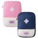Zimohe 2PCs medication bag empty medicine storage bag large capacity of waterproof storage boxes for house auto office camping hunt blue + pink