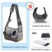 Adjustable Dog Sling Carrier for Small Dogs/Cats 5-10lbs - Hands-Free Puppy Front Pouch with Soothing Bottom Support - Soft Padded Shoulder Bag for Travel & Outdoor Activities - Buy Online on SooperMarket.com