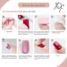 EONFAVE 24 Pcs French False Nails - White Square Stick on Nails with Glue - Short Acrylic Full Cover Press on Nails for Women and Girls - Buy Online on SooperMarket.com