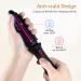 Mini 1 Inch Travel Curling Iron Brush with Tourmaline Ceramic Barrel - Anti-Scald Curling Wand for Short/Shoulder Hair - Buy Online on SooperMarket.com