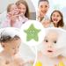 Toseky Kids Bath Sponge | Soft Baby Body Wash Scrubber Wood Pulp Sponge | Shower Sponge Dead Skin Remover Cute Shower Brush Bath Supplies for Toddler Kids Baby Green - Buy Online on SooperMarket.com