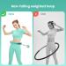 GOBEES Weighted Fitness Hoop for Plus Size Adults - Smart Exercise Hoop for Women - Adjustable 2 in 1 Circular Massage with 28 Detachable Knots - Green - Buy Online on SooperMarket.com