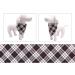 Shop Lionet Paws Black Checkered Dog Bandana for Small Medium & Large Dogs | Triangle Headscarf & Hill Towel - 1 Pack - Buy Online on SooperMarket.com