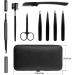 Hocosy 8-PC Eyebrow Care Set - Brown Pencil Comb Tweezers Razors Brushes & Scissors - Perfect for Flawless Eyebrows - International Shipping Available - Buy Online on SooperMarket.com