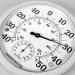 Indoor Outdoor Thermometer Hygrometer - 10 Inch with Large Numbers | 2-in-1 White Thermometer for Terrace & Home - Buy Online on SooperMarket.com