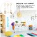 JEWEDECO 3pcs Gym Pendant Wooden Toys for Babies | Natural Home Decor & Infant Stroller Toy | Baby Fitness Rack Pendants with Wooden Bead Mobile - Buy Online on SooperMarket.com