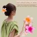 6 Flower Hair Clips - Large Non-Slip Claw Clips for All Hair Types | Perfect Floral Accessories for Women - Buy Online on SooperMarket.com