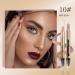 DELISOUL Metallic Eyeshadow Stick | Matte & Shimmer Cream Shadow | Waterproof & Long Lasting | High Pigmented Eye Highlighter Pen - Buy Online on SooperMarket.com