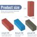 Patelai 3 Pcs Gummy Rubber Edge Tuning Stones Trio - Ski Snowboard Tuning Equipment - Red Gray Blue - 59 x 20 x 20 mm - Buy Online on SooperMarket.com