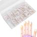 200 Pieces White Nail Tips for Practice & Training | DIY False Fake Nail Manicure Tools for Beginners - Buy Online on SooperMarket.com